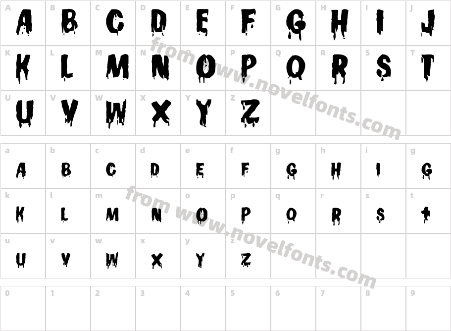 GooeyCharacter Map