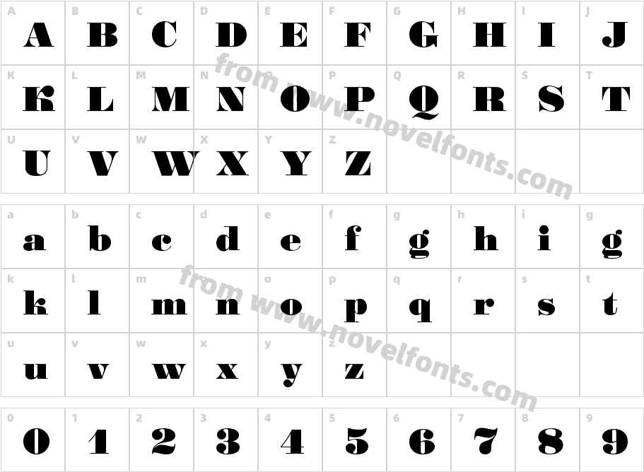 GourmandiseCharacter Map