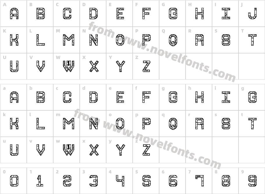 Granite Rock StCharacter Map