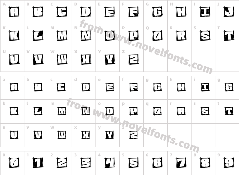 GraphicAttitude MonoCharacter Map