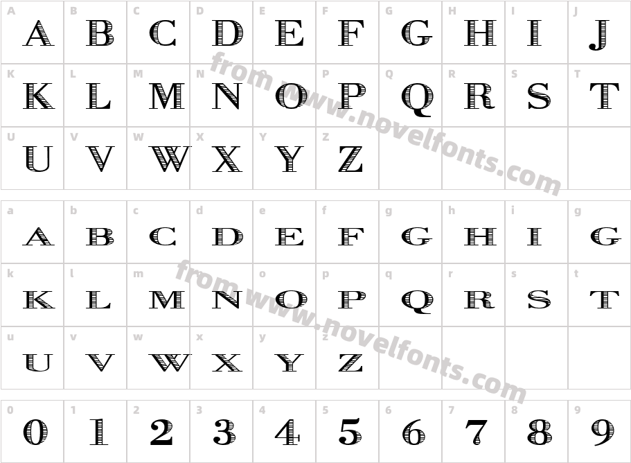 GraphisCharacter Map