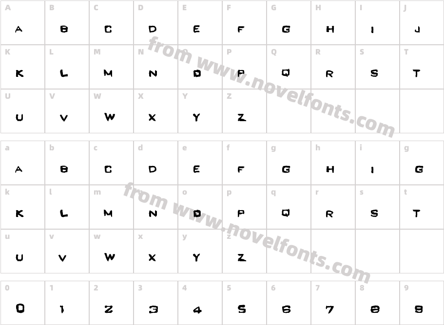 GraveDangerCharacter Map