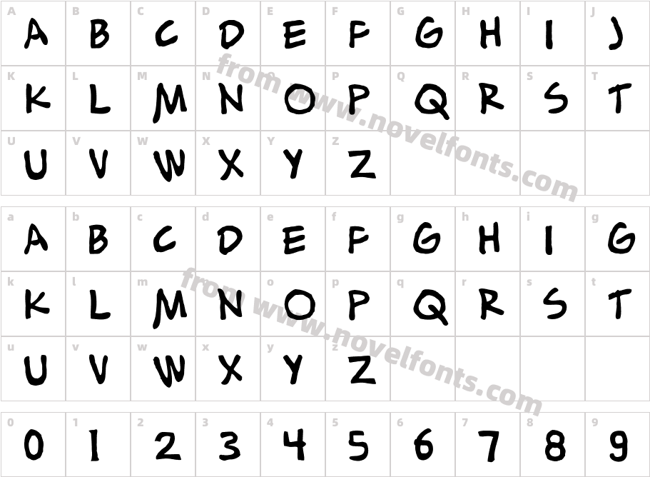 Alex TothCharacter Map