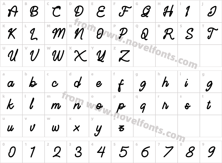 GreatquestRegularCharacter Map