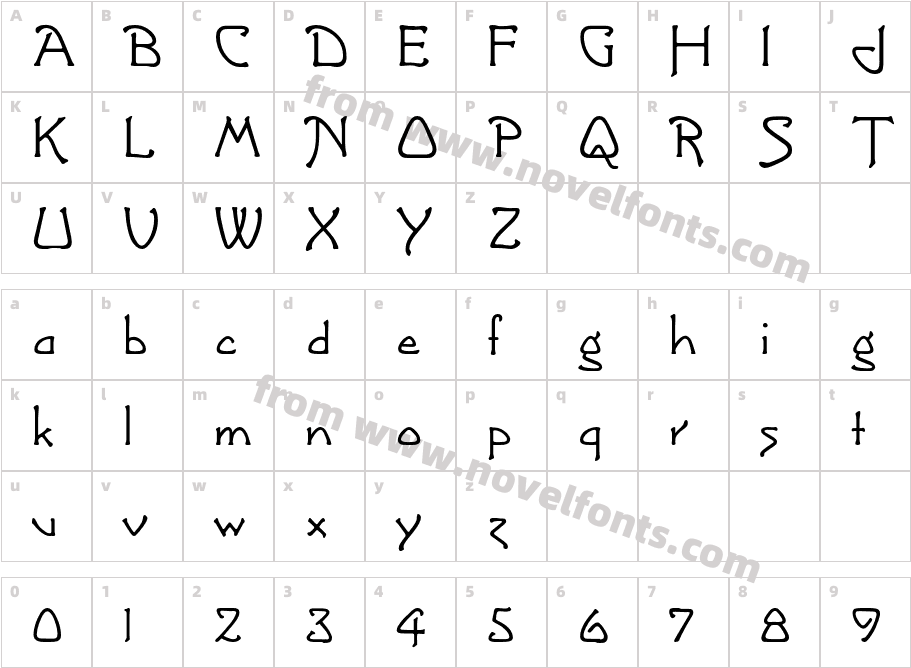 GreetingMonotoneStdCharacter Map