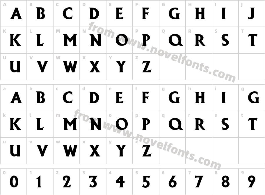 AlexanderBlackCharacter Map