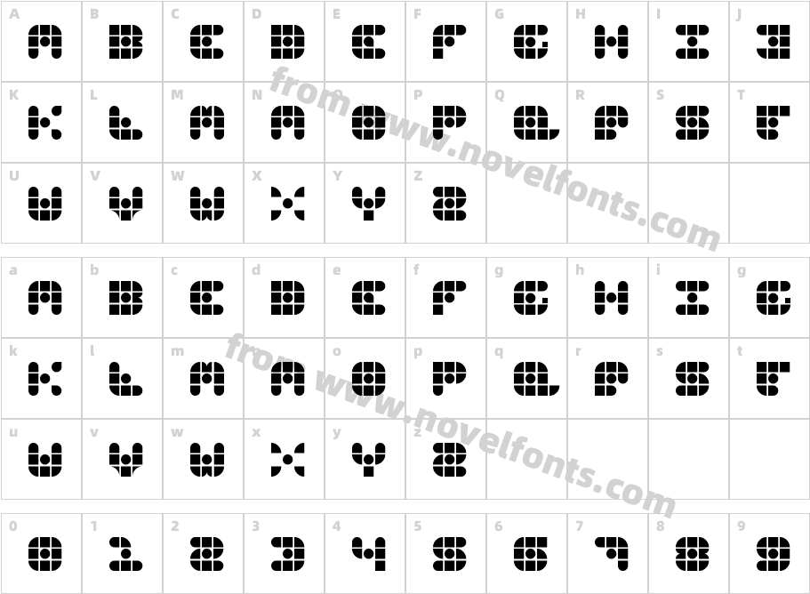 Gridder SoftCharacter Map