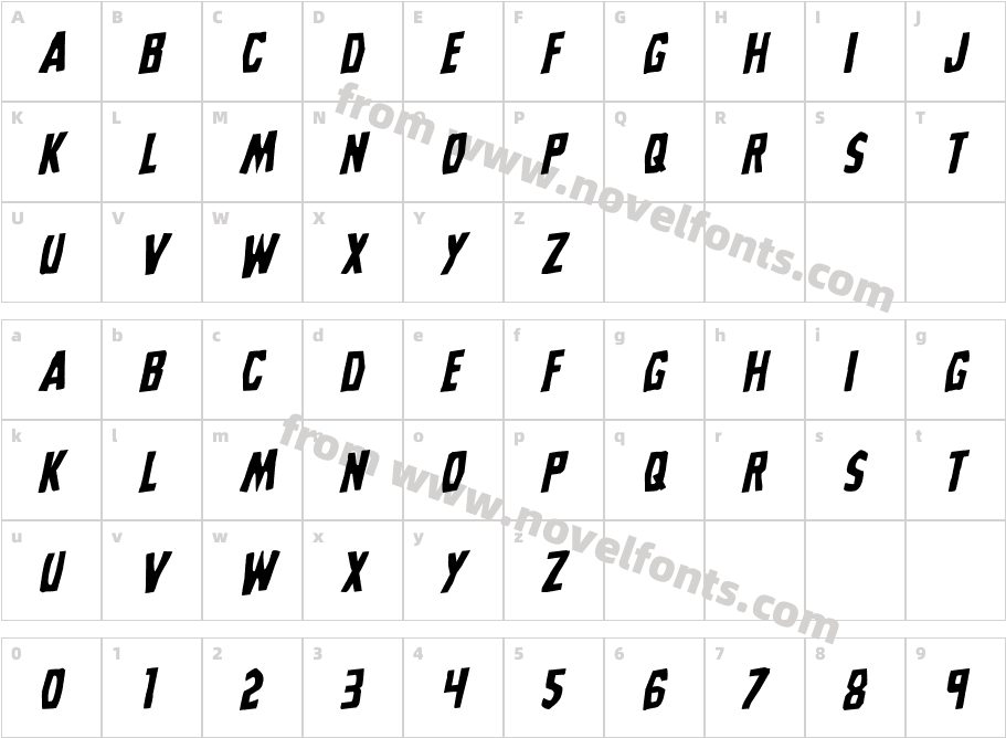 Grim Ghost RotalicCharacter Map