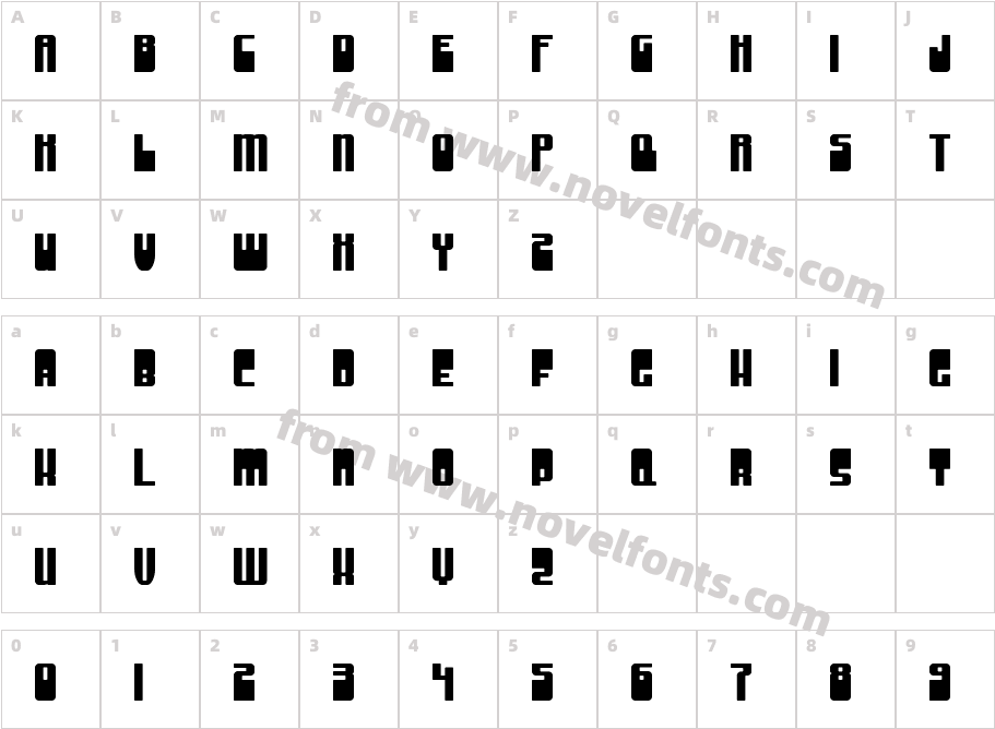 Groove Machine UprightCharacter Map