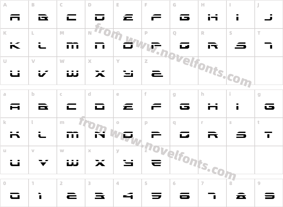 Alexis LaserCharacter Map