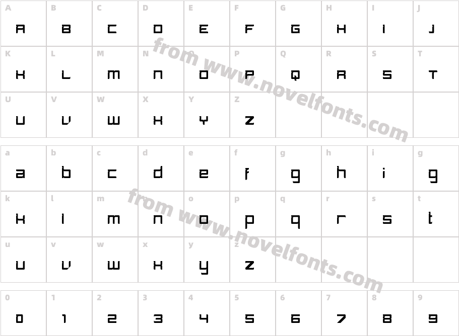 Guia RegularCharacter Map