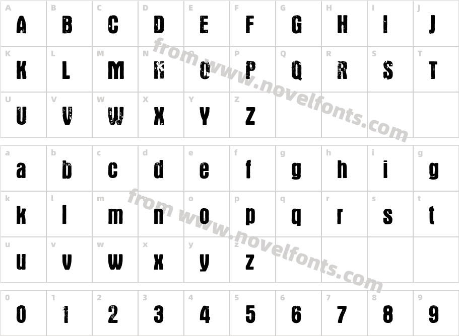 Gustav BlackCharacter Map