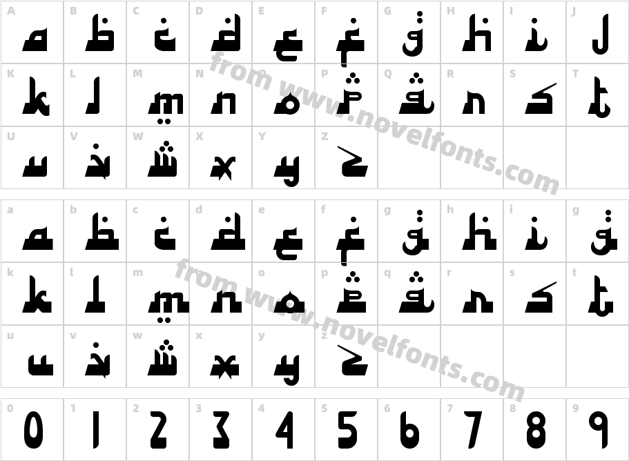 Alhambra DeepCharacter Map