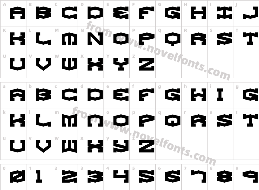 Gyrose BRKCharacter Map