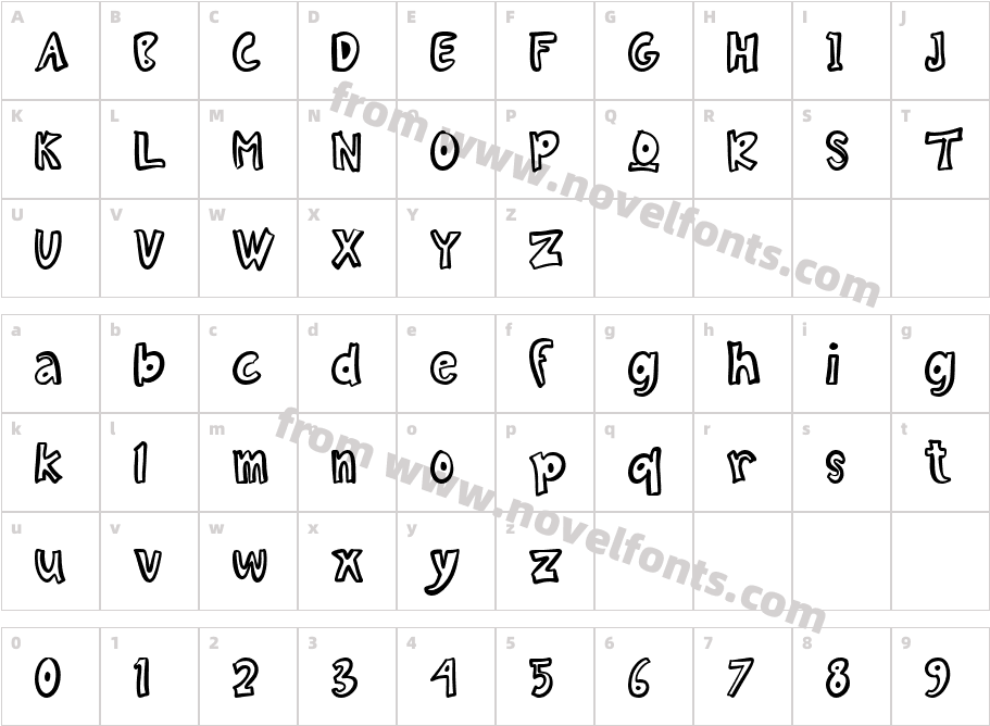 HEINZOCharacter Map