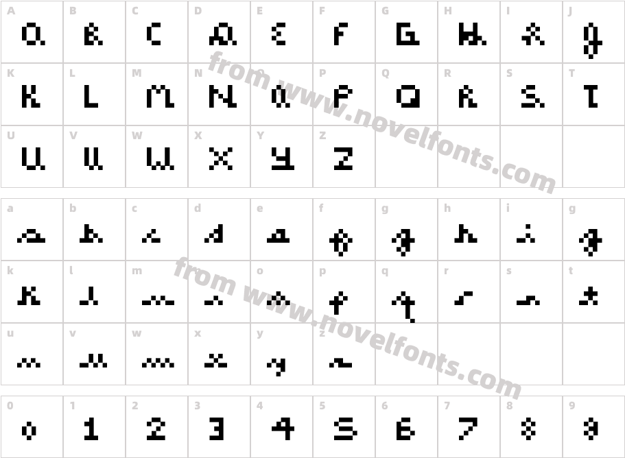 Alicia Marie RegularCharacter Map