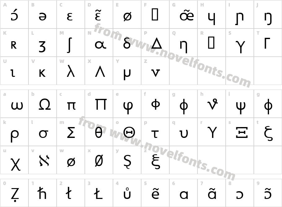 HEYTTACharacter Map