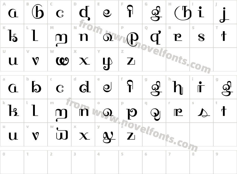 HFF Thai DyeCharacter Map