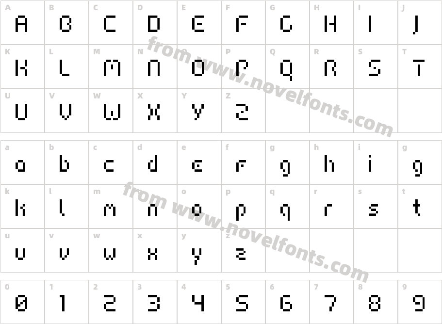 HIAIRPORT FFMCONDCharacter Map