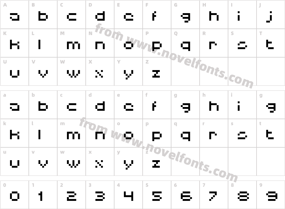 HISKYFLIPPERLOWCharacter Map