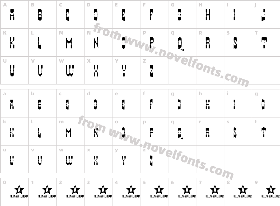 HYERBACharacter Map