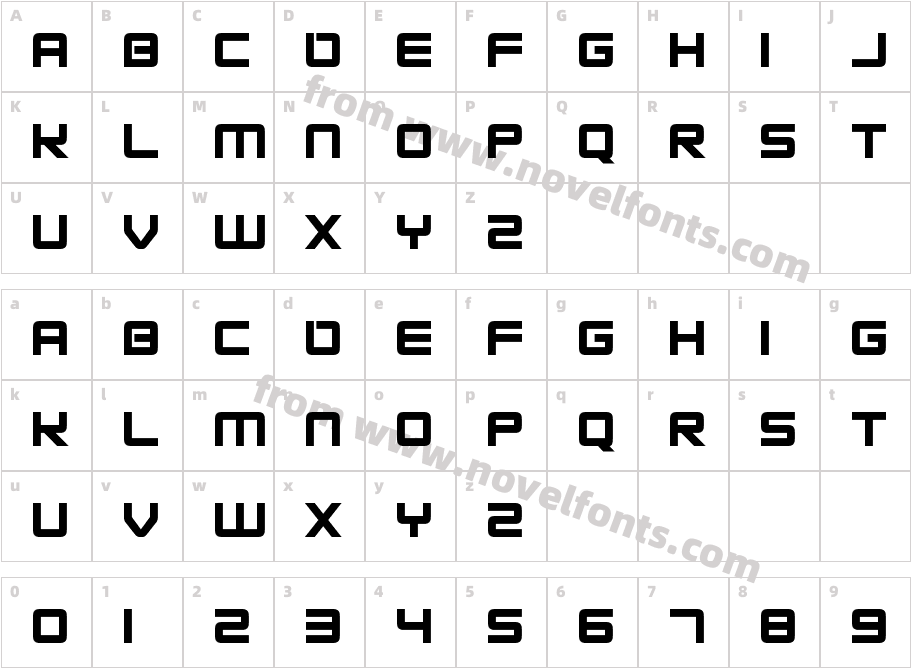 Alien EnergyCharacter Map