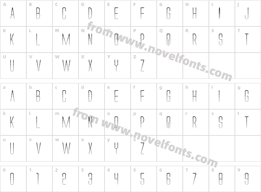 Alien League GradientCharacter Map