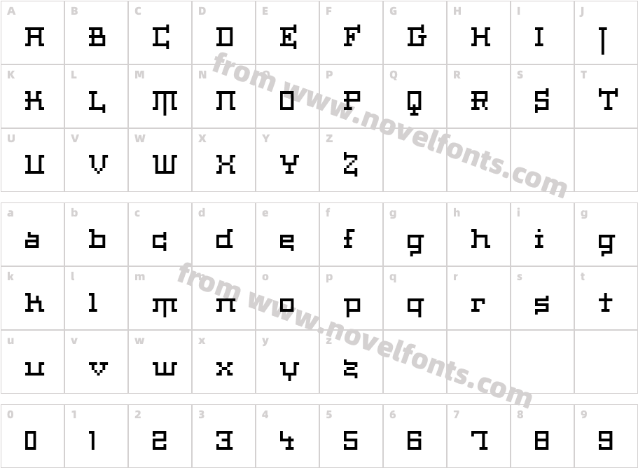 HaikuCharacter Map