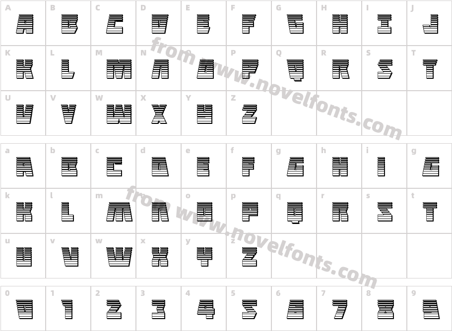 Halfshell Hero Chrome RegularCharacter Map