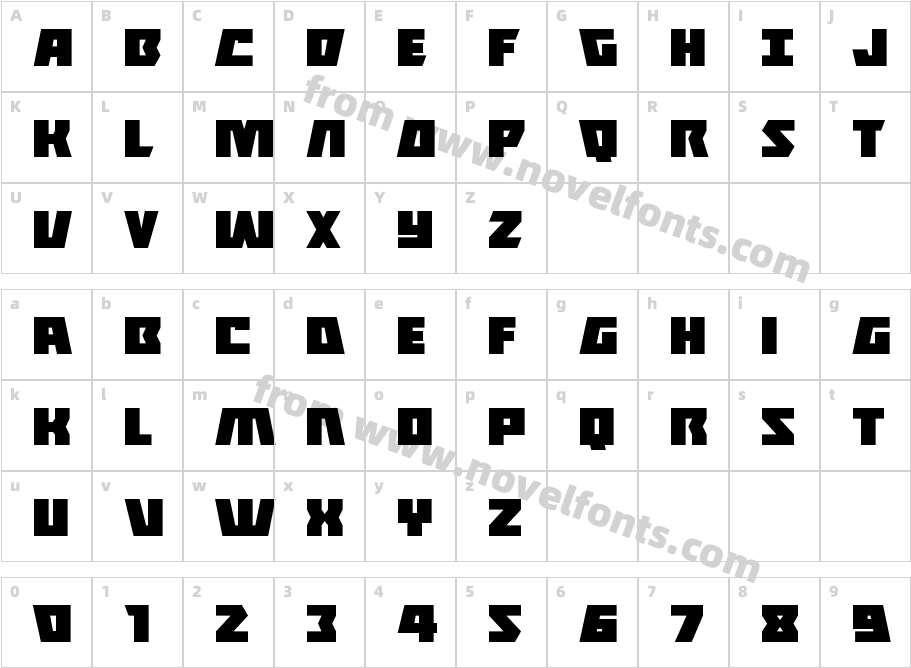 Halfshell Hero ExpandedCharacter Map