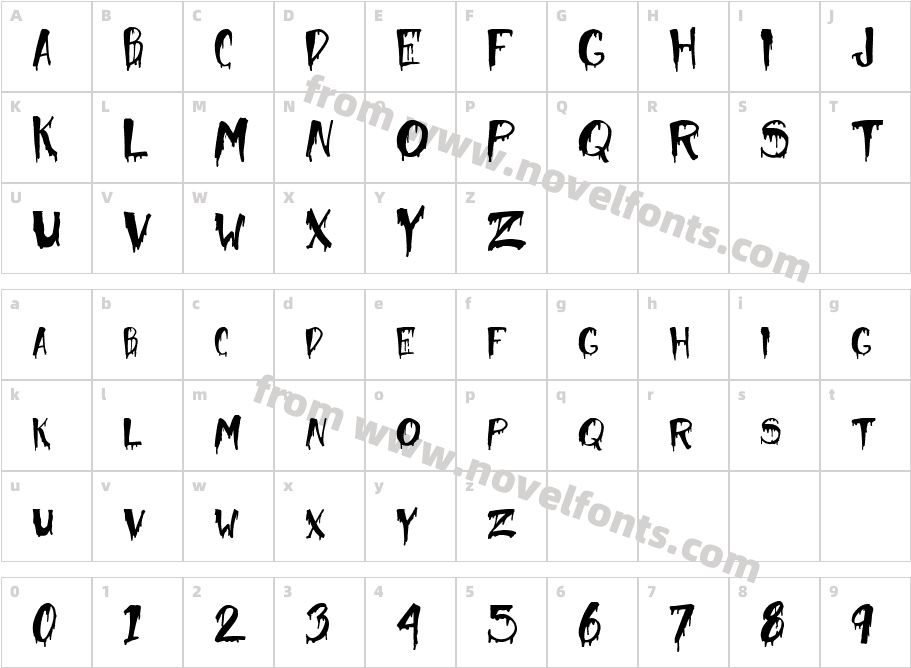 Halloween TooCharacter Map