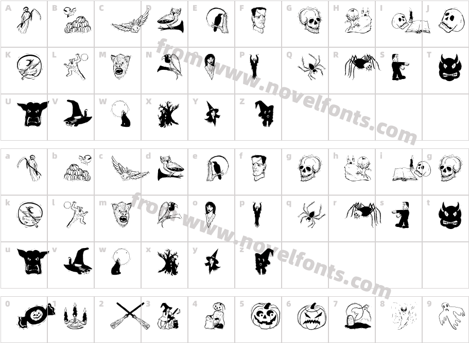 HalloweenTwoCharacter Map