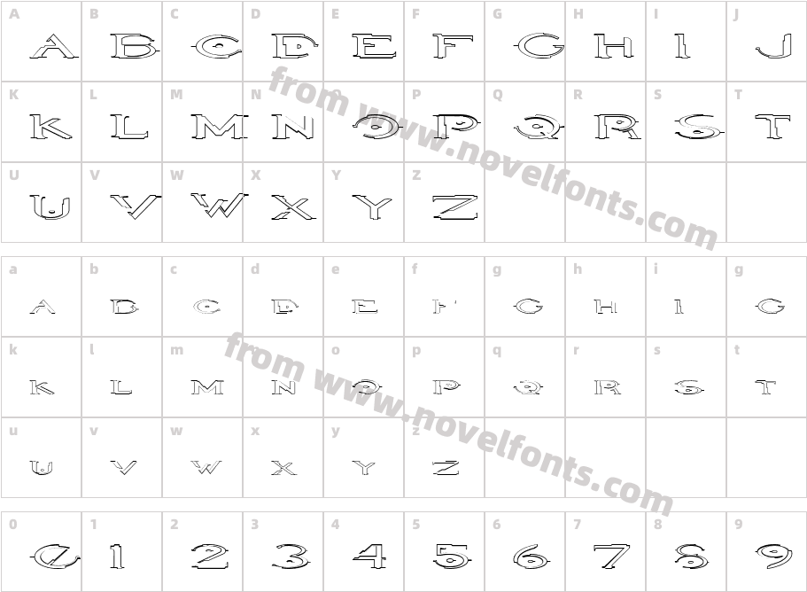 Halo OutlineCharacter Map