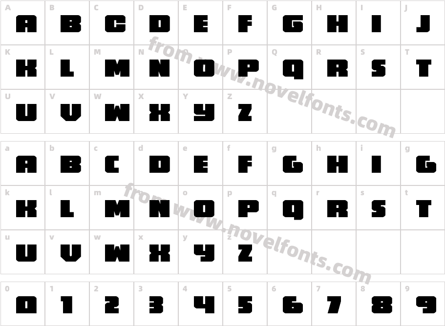 Hammer Scout ExpandedCharacter Map