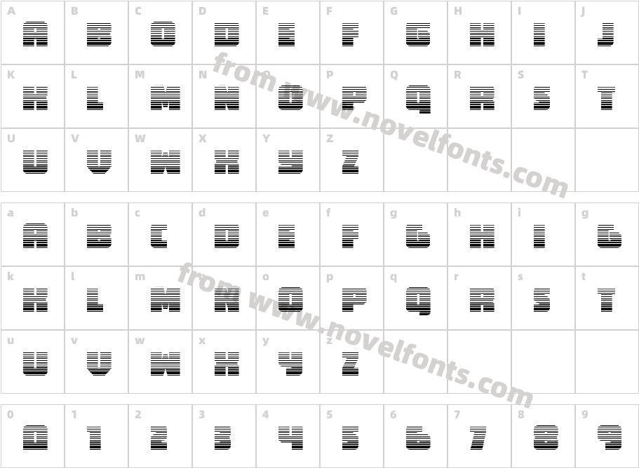 Hammer Scout GradientCharacter Map