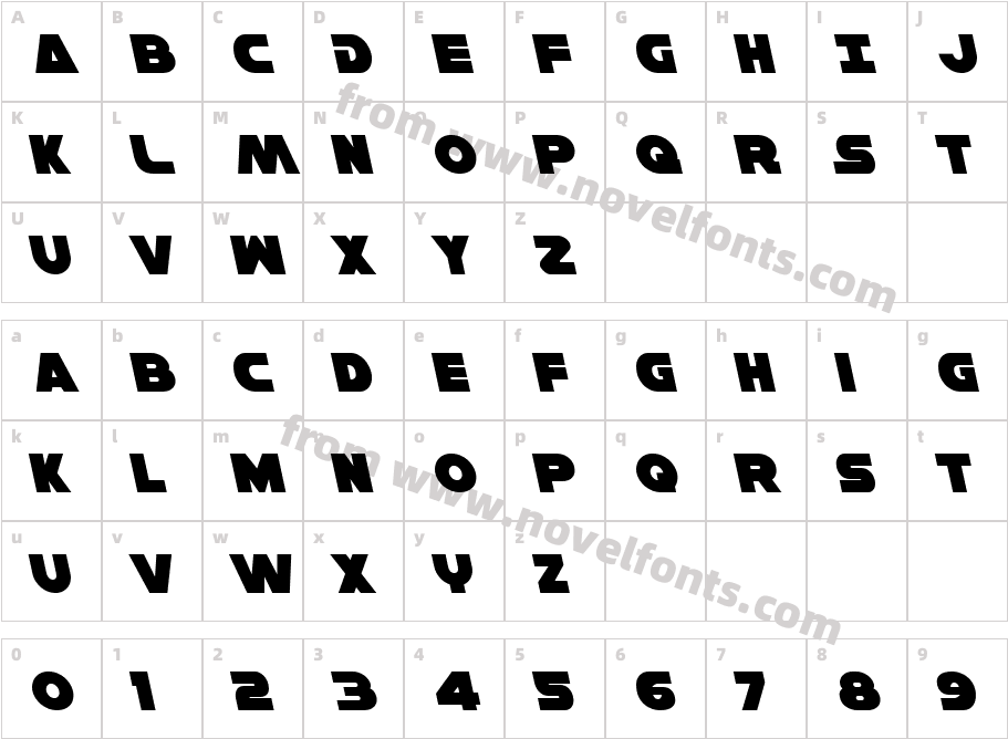 Han Solo LeftalicCharacter Map