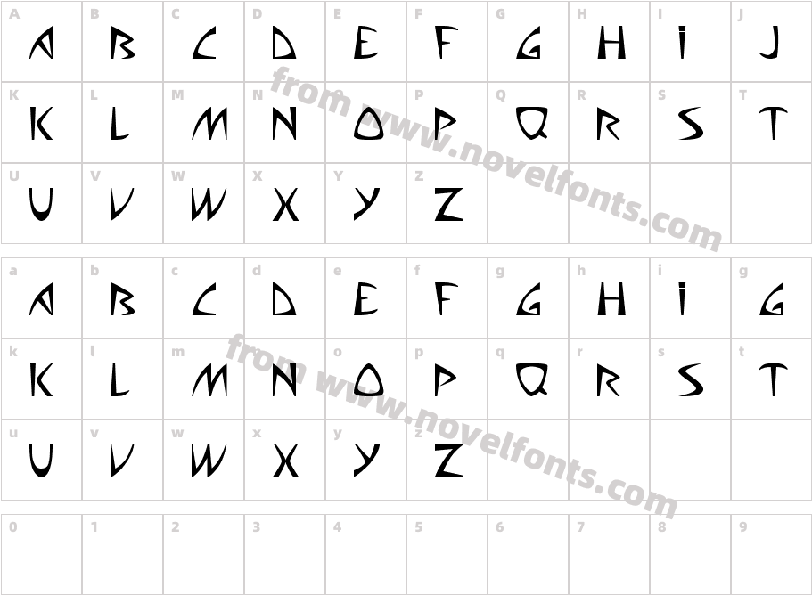 Aliens can suck it!Character Map