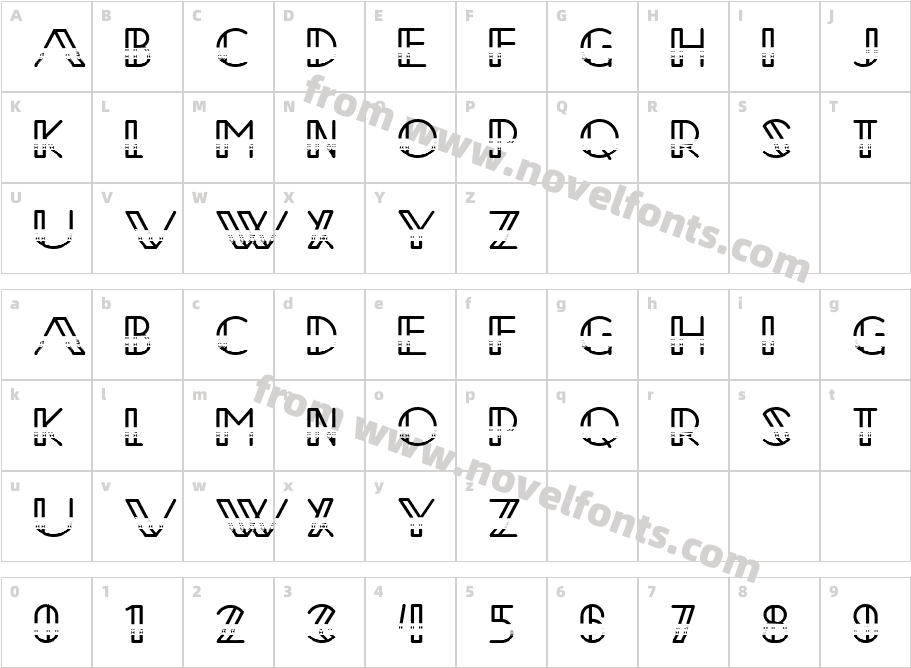 Handicap RegularCharacter Map