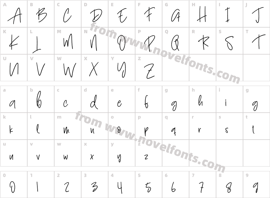 HandmadeSchoolRegularCharacter Map