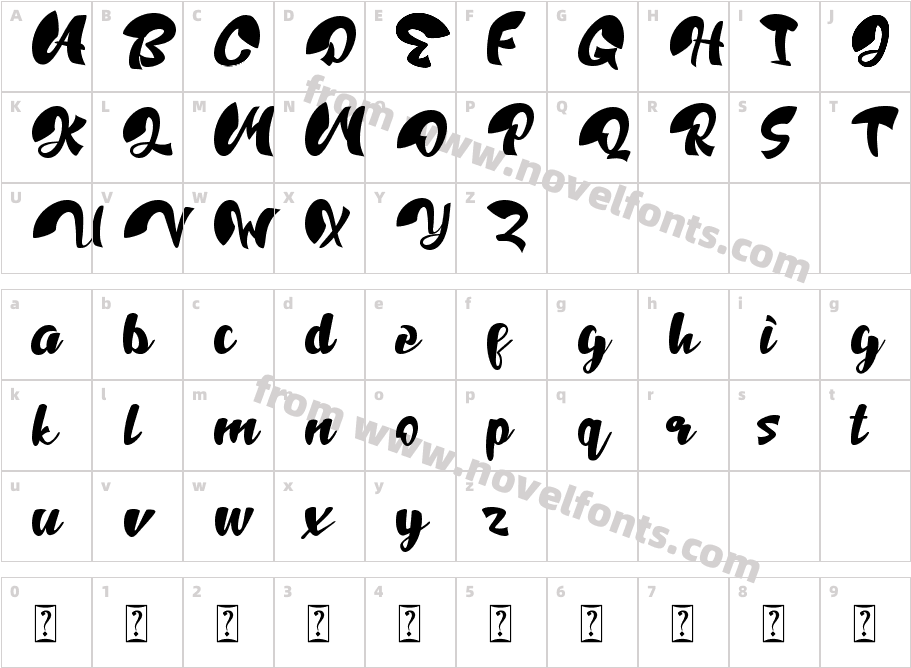 HandpickCharacter Map