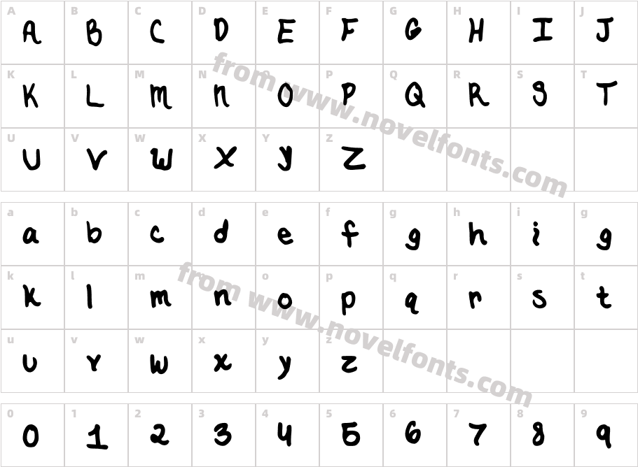 HappyFreeConfusedCharacter Map