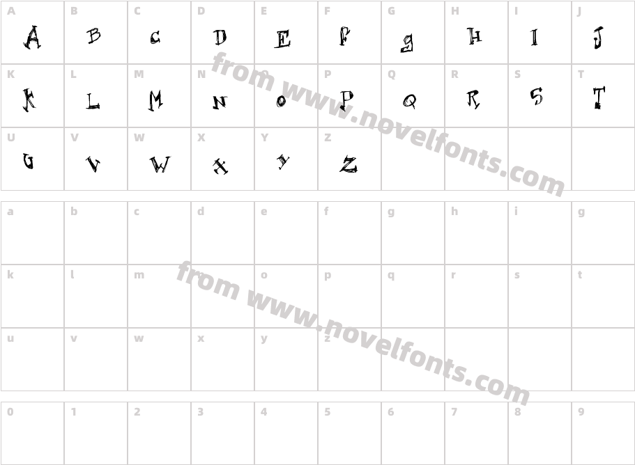 Hard DumbCharacter Map