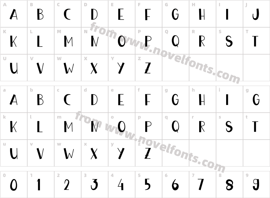 HarmonyCraftRegularCharacter Map