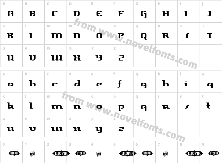 Harper Free VersionCharacter Map