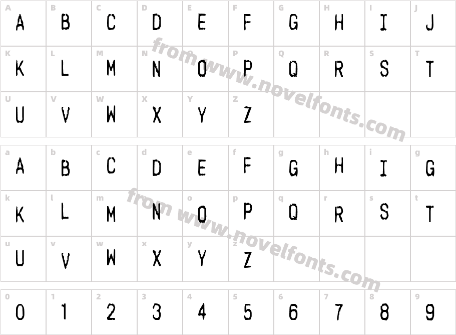 Harsh language ACCharacter Map