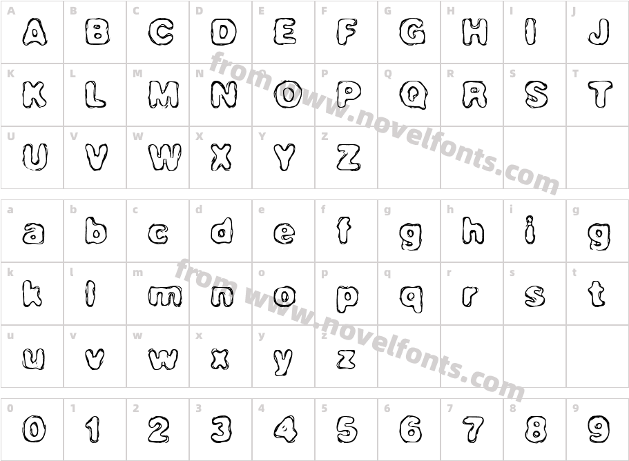 Hassle (BRK)Character Map