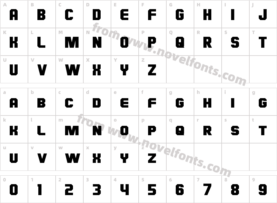 HauserCharacter Map