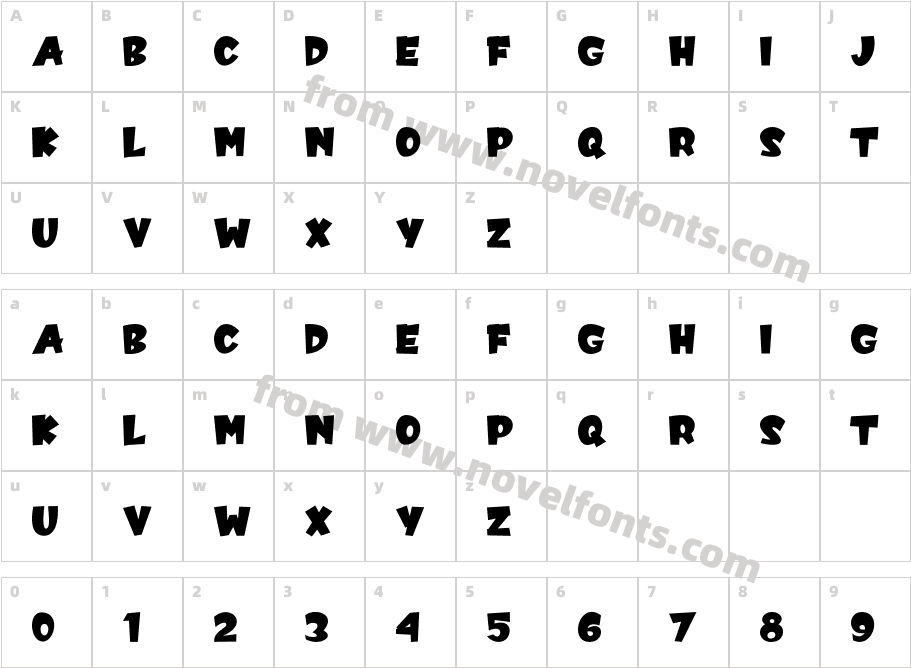 HaveFunCharacter Map