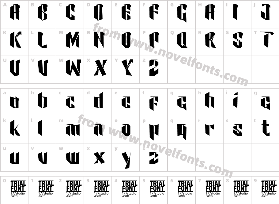 JACKSON EXPRESS DEMO BOLDCharacter Map
