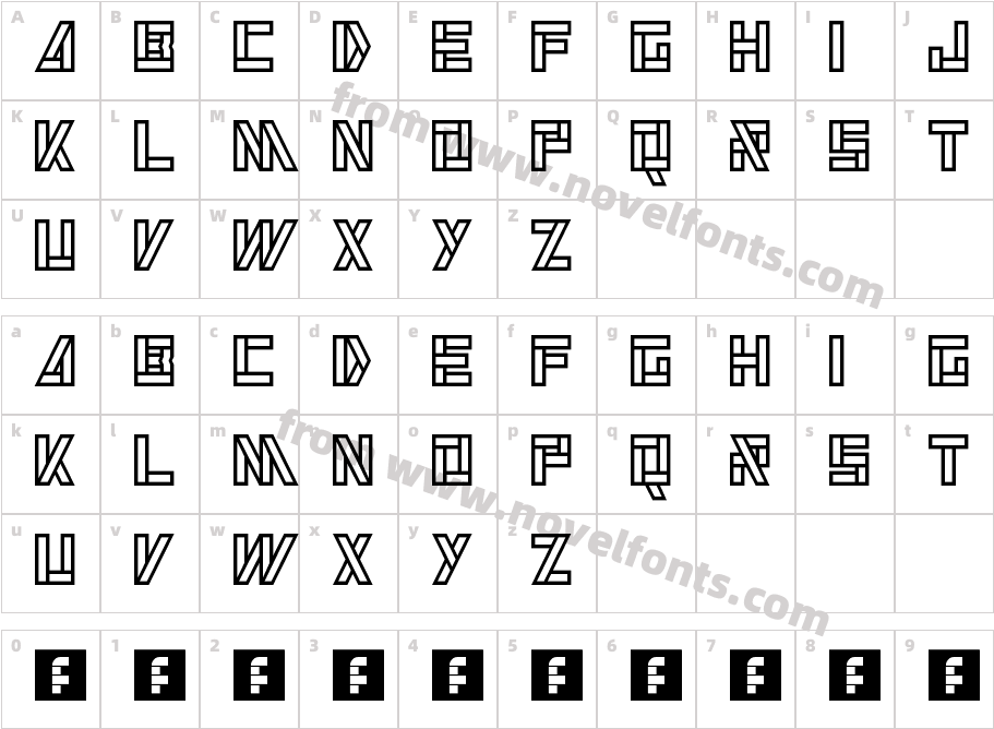 Alkaline RegularCharacter Map